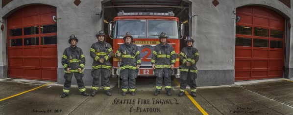 Seattle Fire Department Station 2, Engine 2, C Shift by Steve